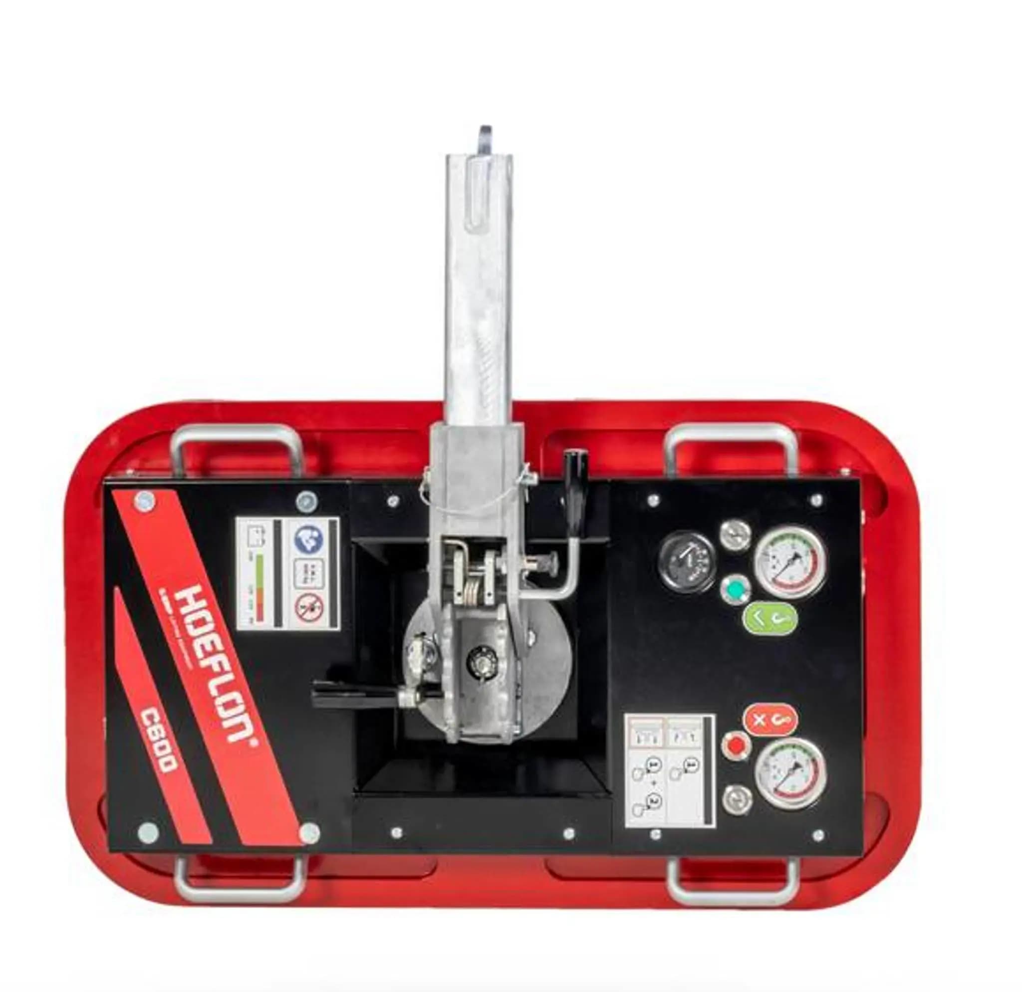 Hoeflon C600 bedieningseenheid met hydraulisch systeem.