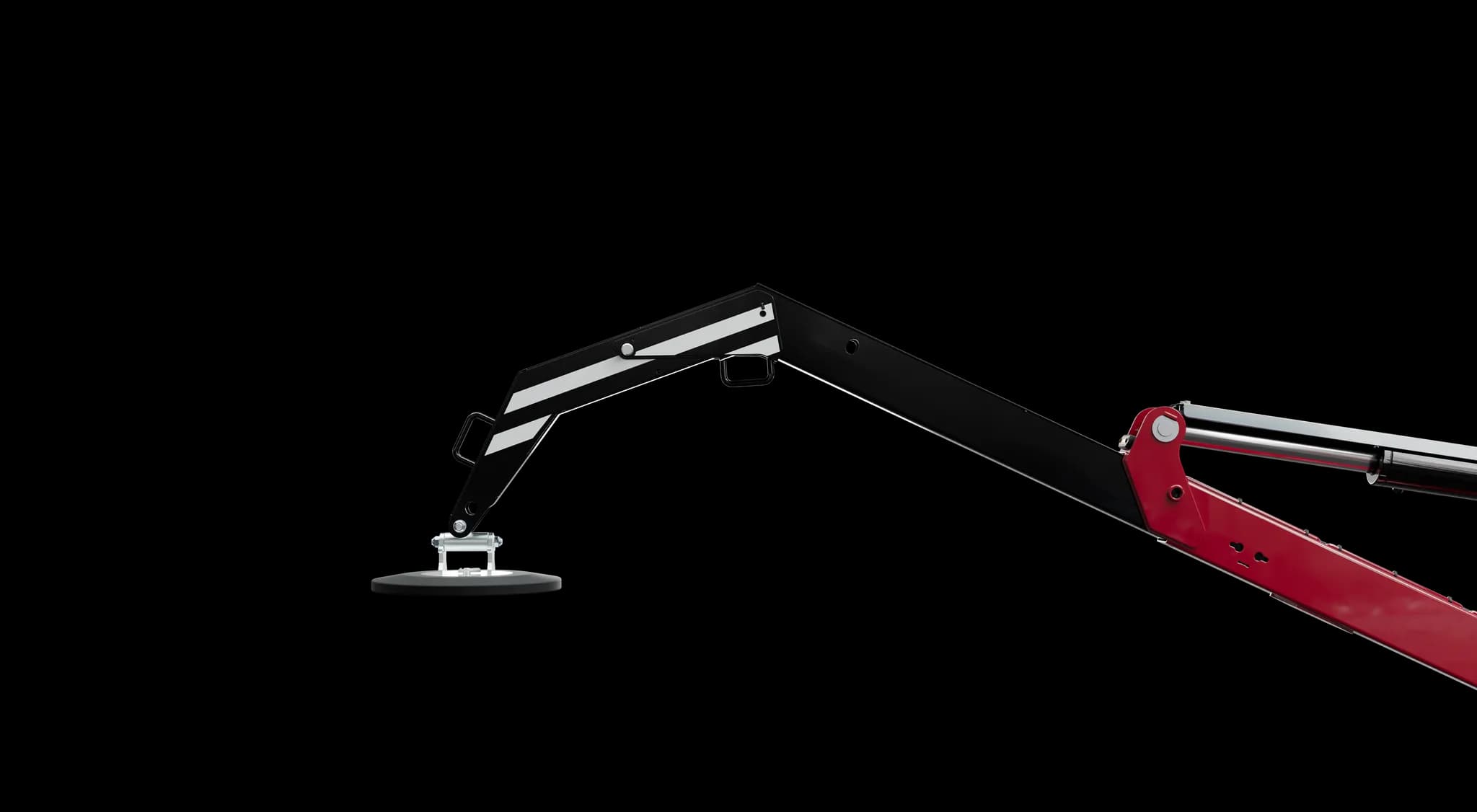 C6e knikarm met vacuümzuiger