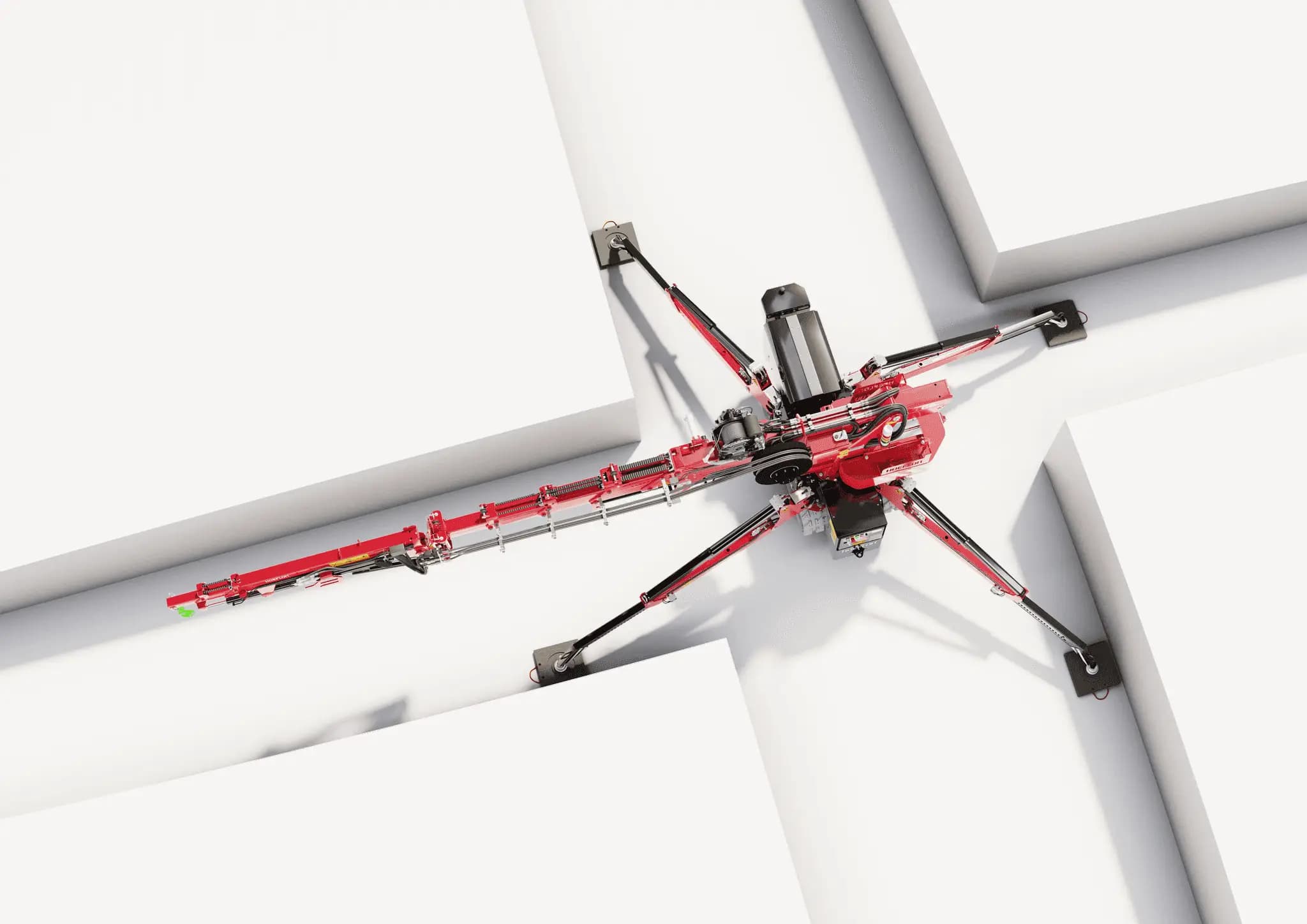 Renderafbeelding van de Hoeflon C6e, gezien van bovenaf.