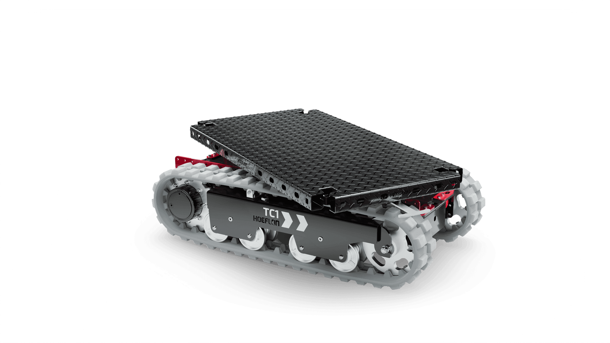 TC1 rupsvoertuig met draaiplatform.