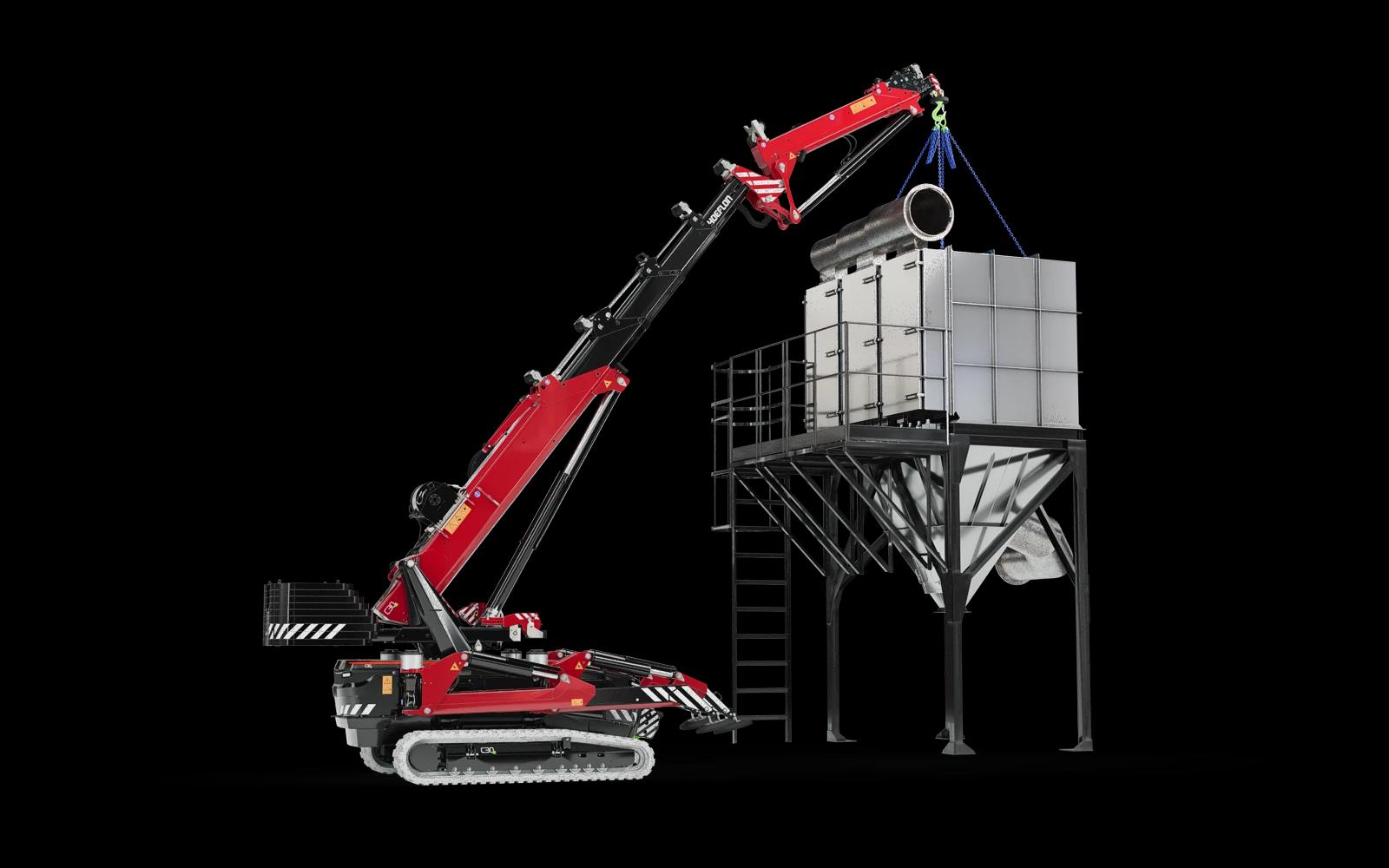 Hoeflon C30 in pick-and-carry modus