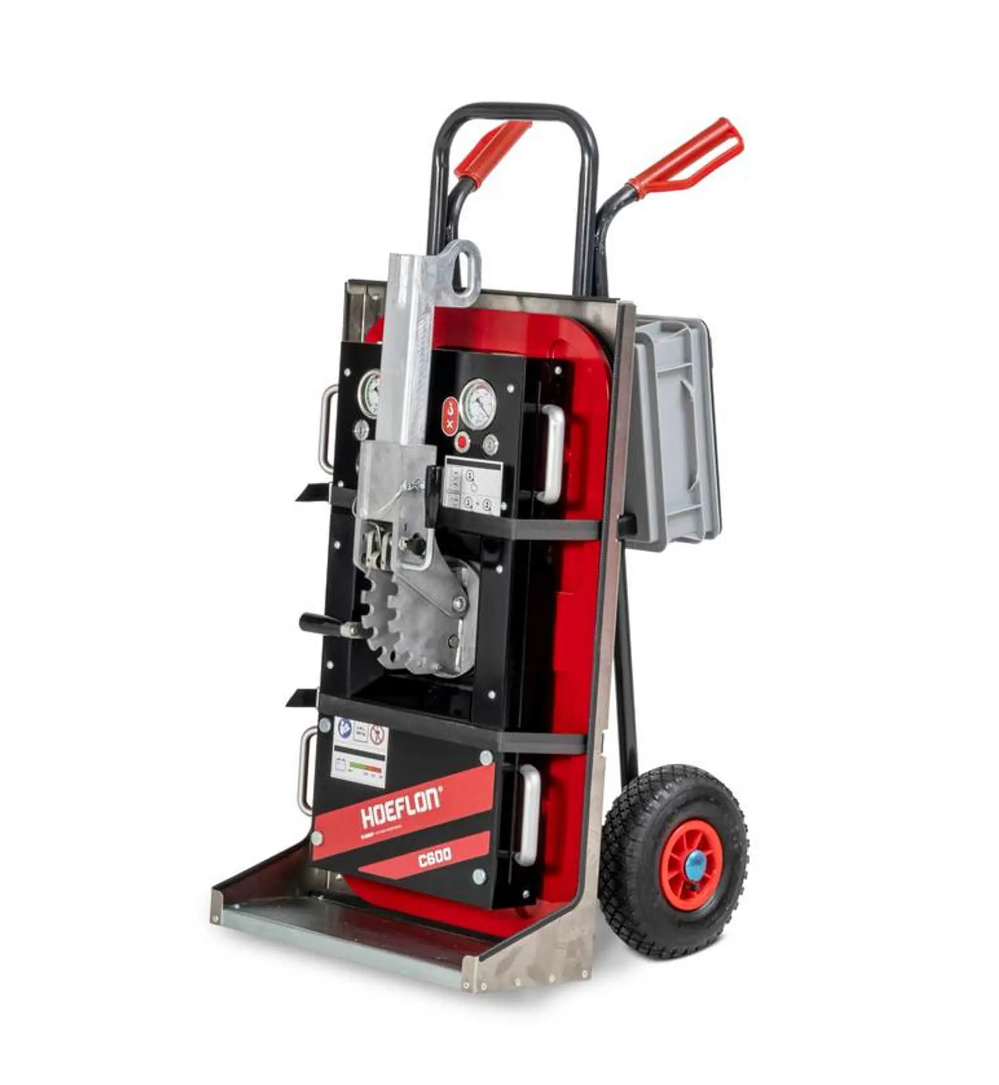 Hoeflon C600 op wielen voor mobiel gebruik.